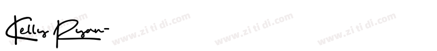 Kelly Ryan字体转换